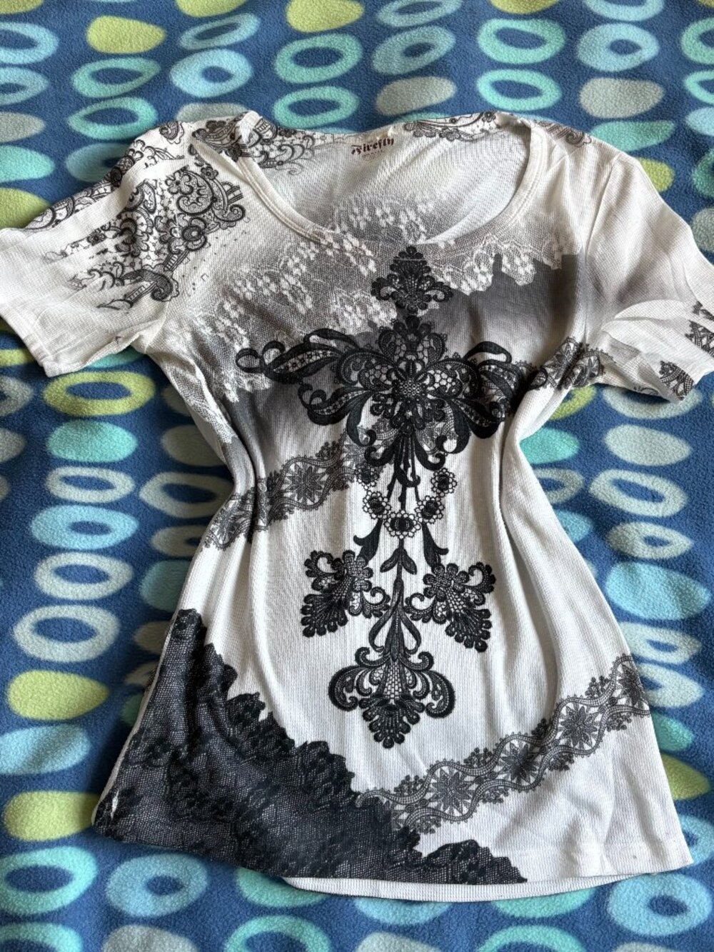 Y2K Romance Gothic Lace Top